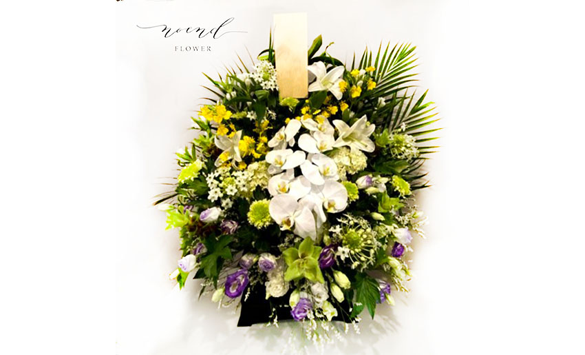 お悔み生花アレンジメント 供花台 Noend Flower